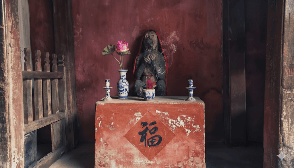 The Monkey statue at the Japanese Bridge Hoi An symbolizes the year the structure was completed and also serves as a guardian, protecting this historic landmark